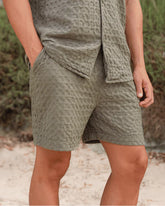 Orb Waffle Short - Olive - Mens